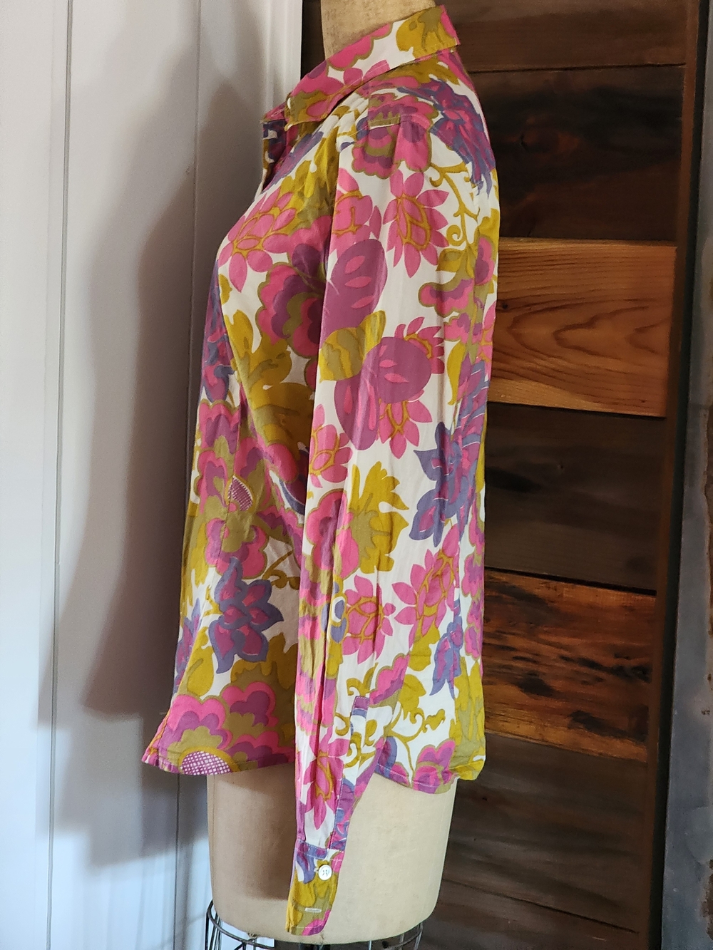 J. Crew Multicolor Floral Button-Up Shirt - Picture 4 of 5